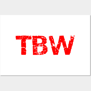 TBW original roster shirt RED Posters and Art